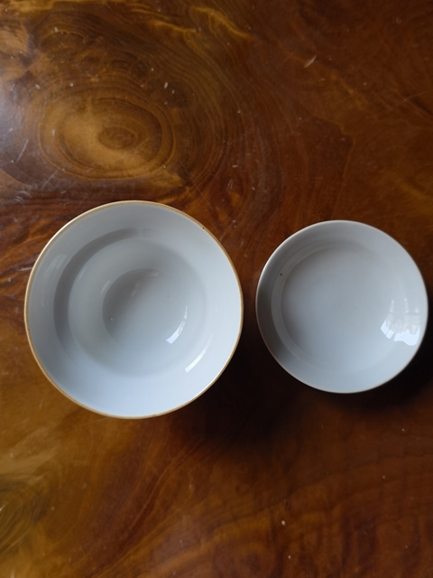 古玩陶瓷白釉蓋碗真品鑒賞圖