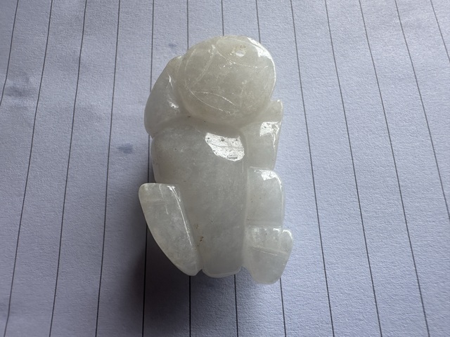 古玩玉器翡翠雕“貔貅”掛件真品鑒賞圖