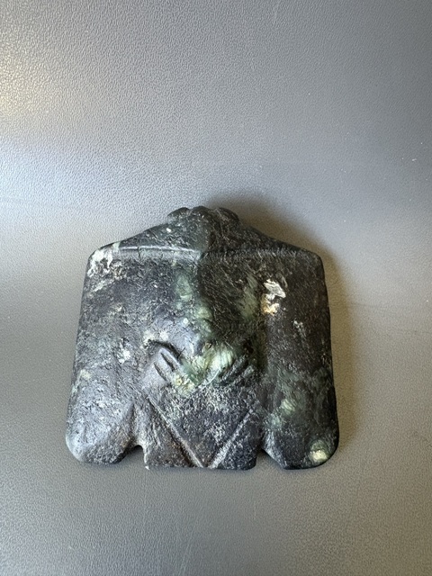 古玩玉器仿古玉梟型件真品鑒賞圖