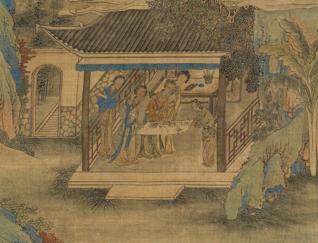 古玩字畫百美圖真品鑒賞圖