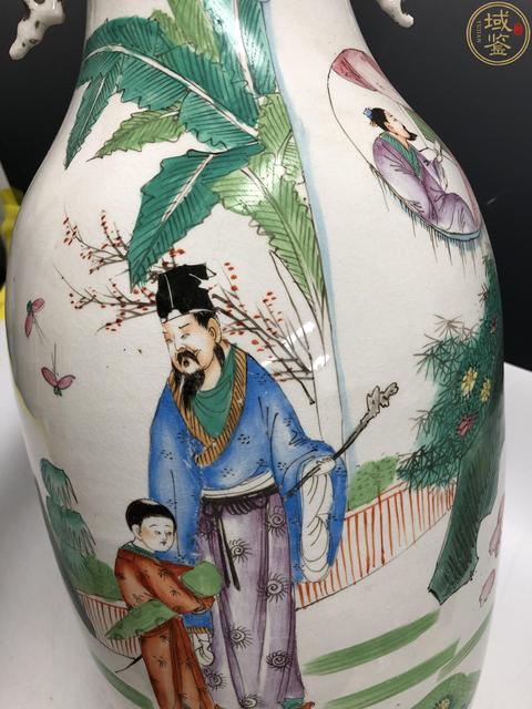古玩陶瓷民國(guó)·粉彩攜琴訪友紋雙耳大瓶 300 件拍賣(mài)，當(dāng)前價(jià)格2880元