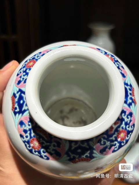 古玩陶瓷粉彩罐真品鑒賞圖
