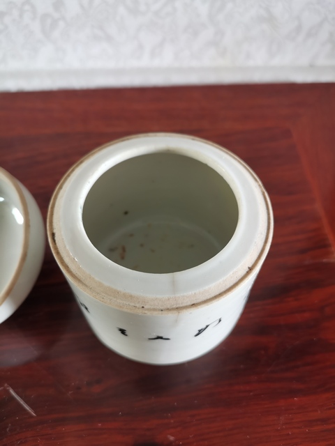 古玩陶瓷民國蓋缸真品鑒賞圖