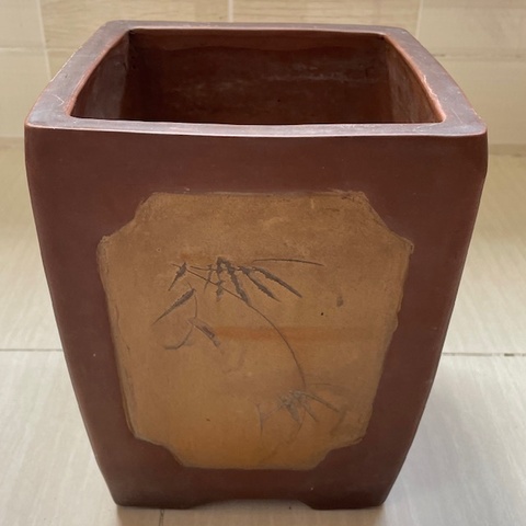 古玩雜項(xiàng)紫砂花盆真品鑒賞圖