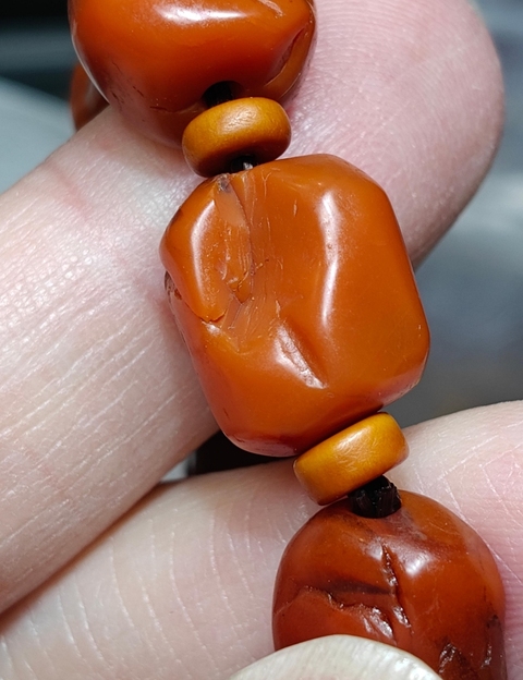 古玩雜項南紅珠真品鑒賞圖