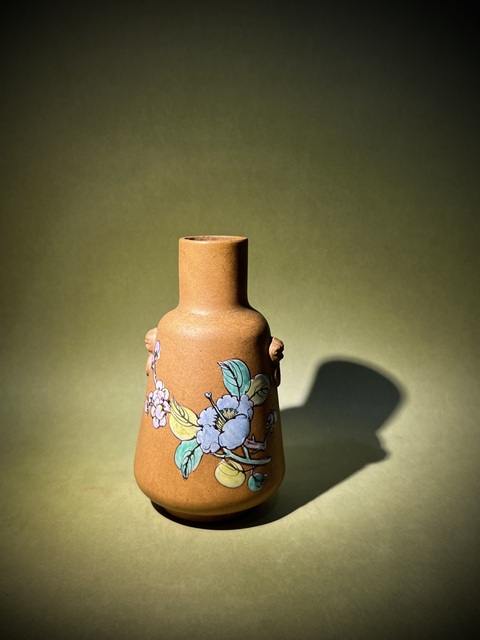 古玩雜項紫砂花瓶拍賣，當前價格6000元