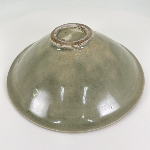 古玩陶瓷耀州窯菊瓣紋盞真品鑒賞圖