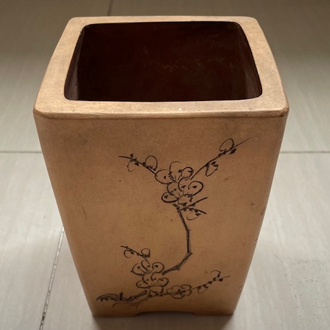 古玩雜項紫砂花盆真品鑒賞圖
