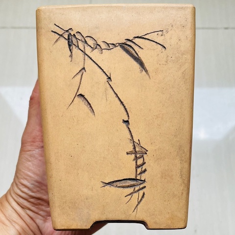 古玩雜項紫砂花盆真品鑒賞圖