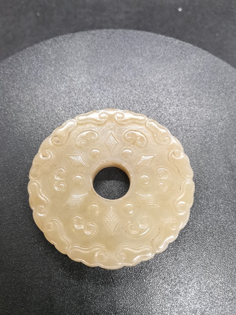 古玩玉器和田玉璧真品鑒賞圖