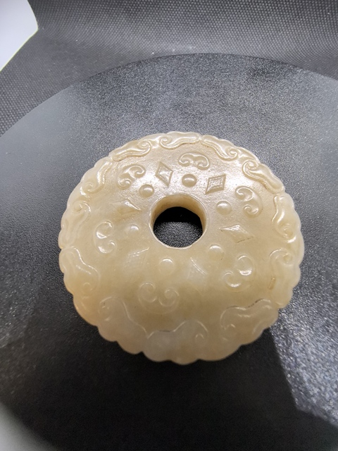 古玩玉器和田玉璧真品鑒賞圖