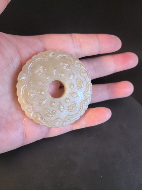 古玩玉器和田玉璧真品鑒賞圖