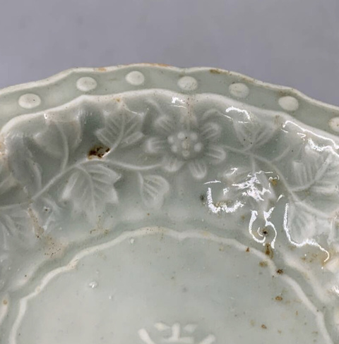 古玩陶瓷青釉盤真品鑒賞圖