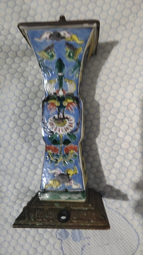 古玩陶瓷龍紋花觚真品鑒賞圖