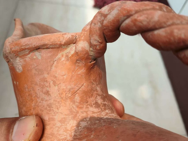 古玩陶瓷陶鬶真品鑒賞圖