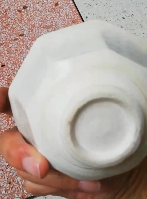 古玩陶瓷磁州窯白釉八方茶碗真品鑒賞圖