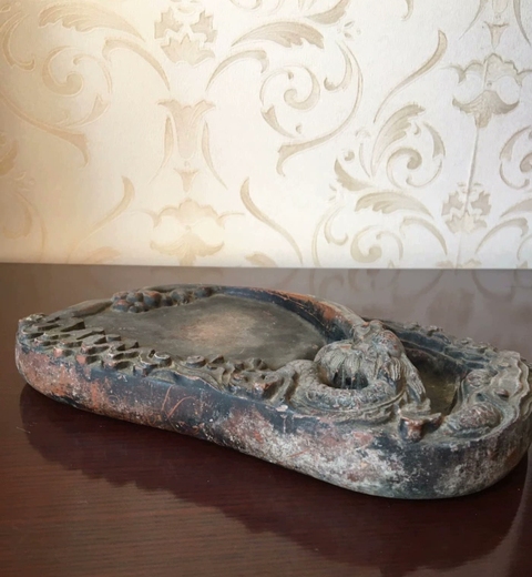 古玩雜項澄泥硯真品鑒賞圖