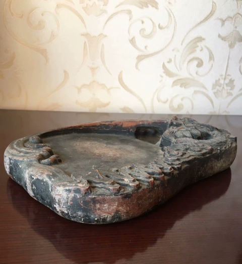 古玩雜項澄泥硯真品鑒賞圖
