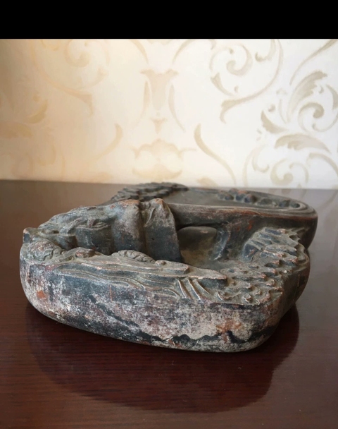 古玩雜項澄泥硯真品鑒賞圖