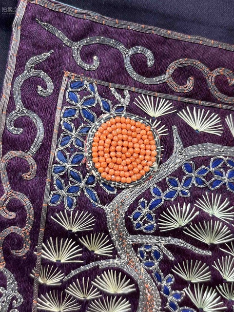 古玩雜項刺繡上衣真品鑒賞圖