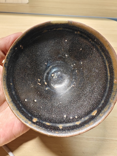 古玩陶瓷建窯系福清窯黑釉茶盞真品鑒賞圖