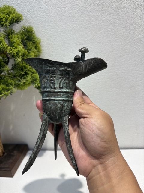 古玩雜項(xiàng)爵杯真品鑒賞圖