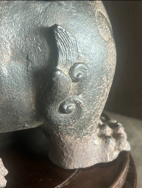 古玩雜項鐵香薰真品鑒賞圖