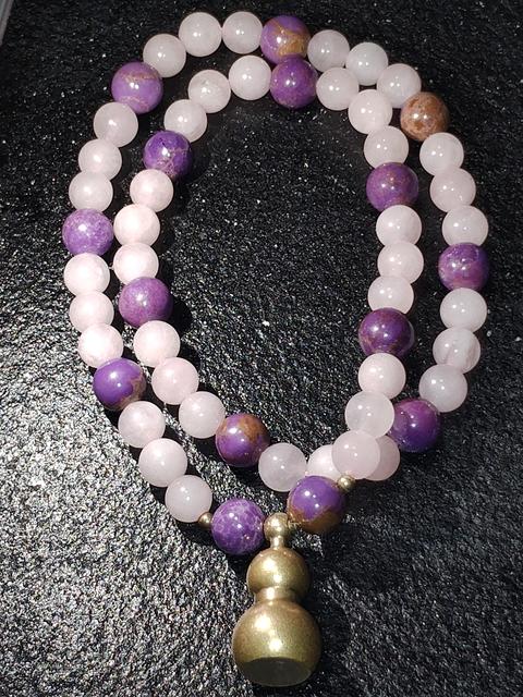 古玩玉器水晶手串真品鑒賞圖