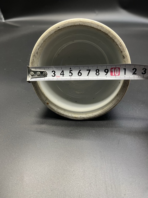 古玩陶瓷光緒青花燭臺(tái)真品鑒賞圖