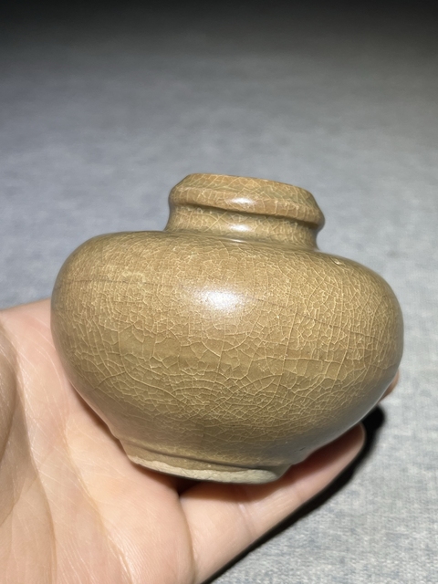 古玩陶瓷【館藏級精品】明代 龍泉黃釉水盂【頂級龍泉黃釉】拍賣,當前價格0元