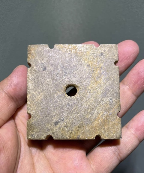 古玩玉器方型璧真品鑒賞圖