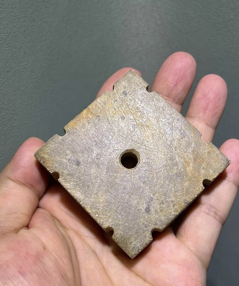 古玩玉器方型璧真品鑒賞圖