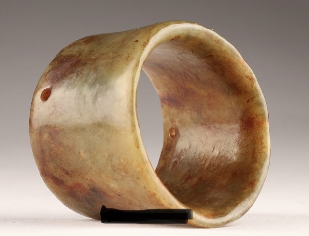 古玩玉器做舊仿古“箍形器”真品鑒賞圖
