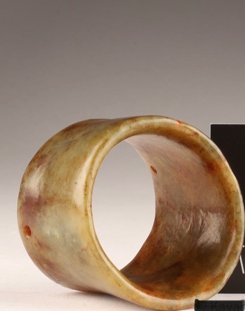 古玩玉器做舊仿古“箍形器”真品鑒賞圖
