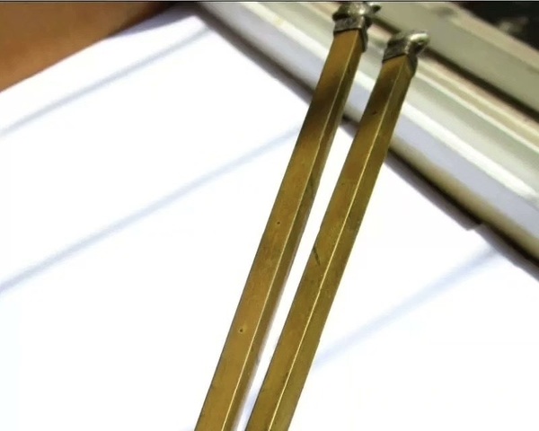 古玩銅器清代銅爐筷真品鑒賞圖