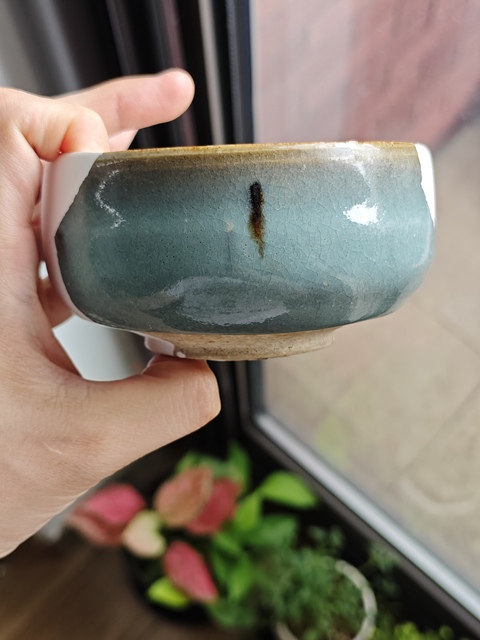古玩陶瓷鈞窯羅漢缽真品鑒賞圖