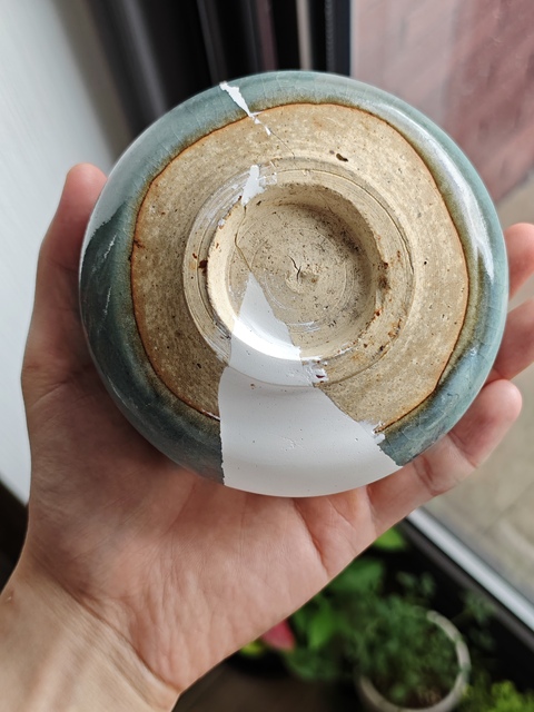 古玩陶瓷鈞窯羅漢缽真品鑒賞圖