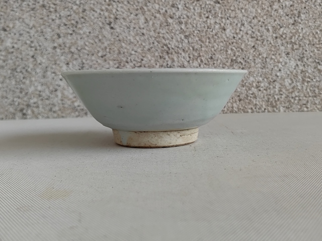 古玩陶瓷澀圈圈足疊燒工藝碗拍賣,當前價格680元