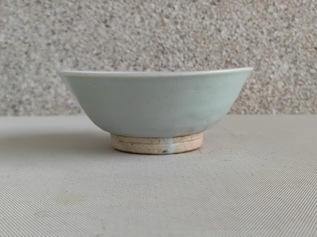 古玩陶瓷澀圈圈足疊燒工藝碗拍賣,當前價格680元