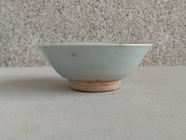 古玩陶瓷澀圈圈足疊燒工藝碗拍賣,當前價格680元