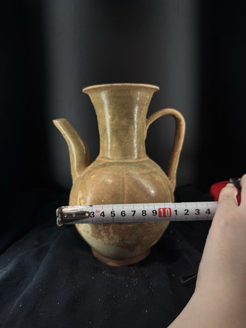 古玩陶瓷青瓷執壺真品鑒賞圖