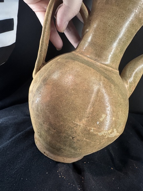 古玩陶瓷青瓷執壺真品鑒賞圖