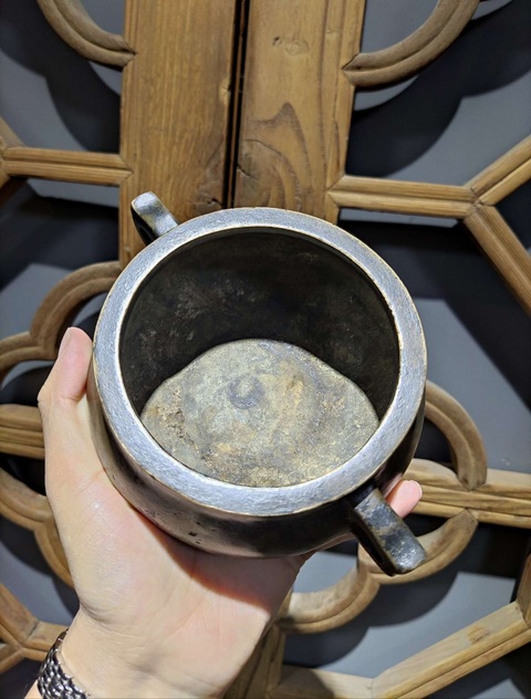 古玩銅器爐子真品鑒賞圖