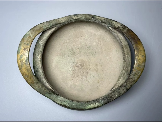 古玩銅器清代橋耳爐真品鑒賞圖