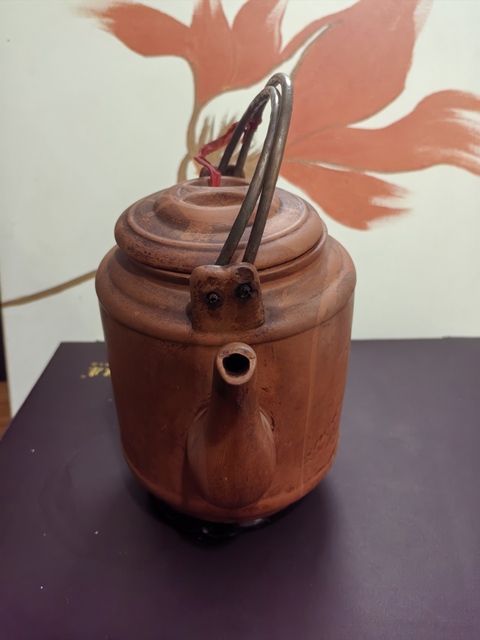古玩陶瓷提梁壺真品鑒賞圖