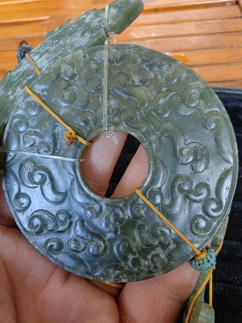 古玩玉器仿古玉璧真品鑒賞圖