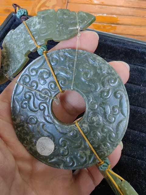 古玩玉器仿古玉璧真品鑒賞圖