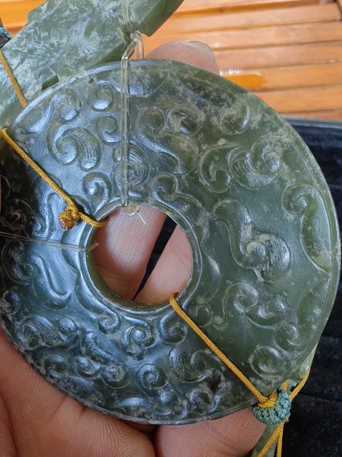 古玩玉器仿古玉璧真品鑒賞圖