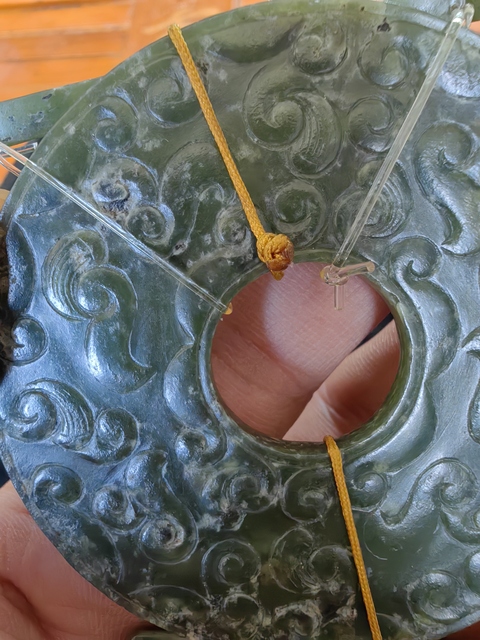 古玩玉器仿古玉璧真品鑒賞圖