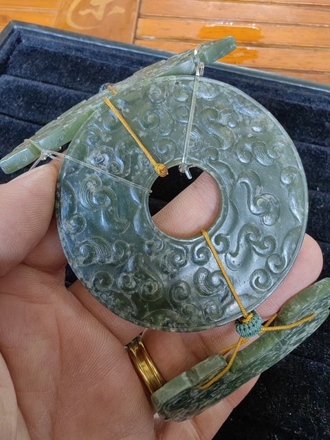 古玩玉器仿古玉璧真品鑒賞圖